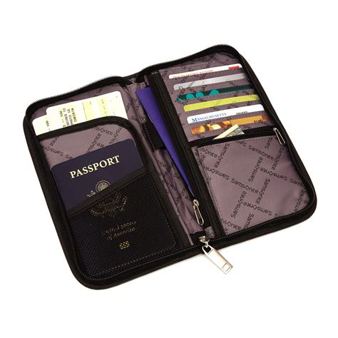 samsonite rfid card case|samsonite zip close travel wallet.